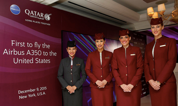 カタール航空、新グローバルブランドキャンペーン展開　アメリカに初のA350型機