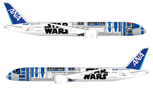 ANA、スターウォーズの特別塗装機を就航 2020年までプロジェクト 