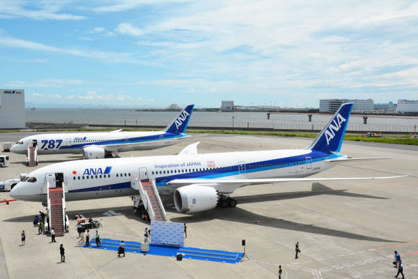 ANA、ボーイング787-9型機の世界初となる定期便を今日から運航開始