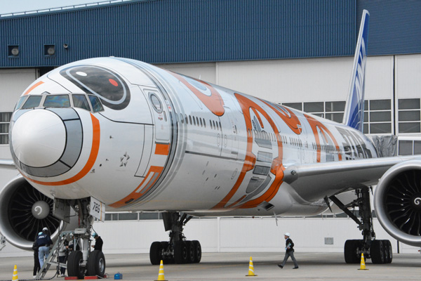 ANA スターウォーズ　ボーイングB777-300ER BB-8 ANA JET