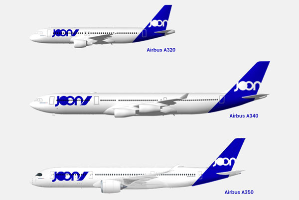1/400　A340-313　ジュン航空　エールフランス　LCC　JOON エールフランス傘下のJoon、パリ/ケープタウン線をA340で就航