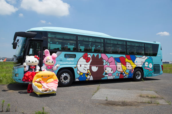 京王バス サンリオキャラクターをラッピングした サンリオピューロランド号 を成田空港線で運行開始 Traicy トライシー
