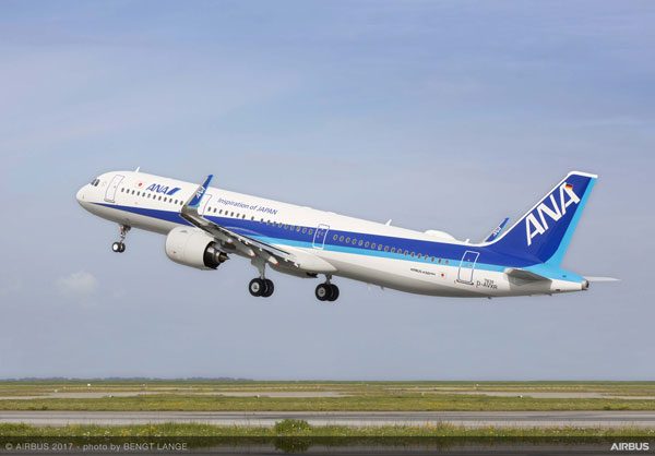 全日本空輸（エアバスA321neo）