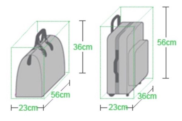春秋航空　機内持ち込み手荷物　サイズ