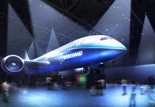 ボーイング787型機初号機、12月17日に「FLIGHT OF DREAMS」内に