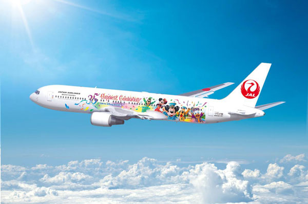 JAL 日本航空 TDR 東京ディズニーリゾート30周年模型 東京ディズニーリゾート 30th JALハピネスエクスプレス 飛行機