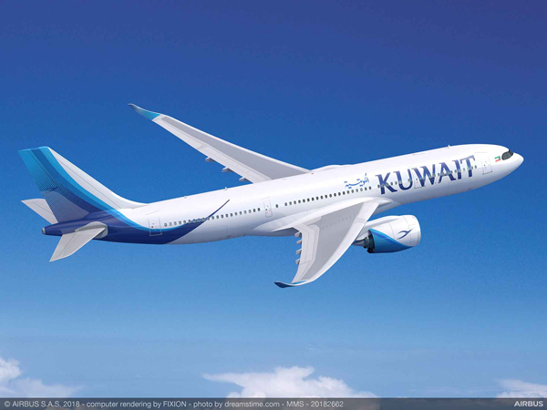 クウェート航空（エアバスA330-800型機）