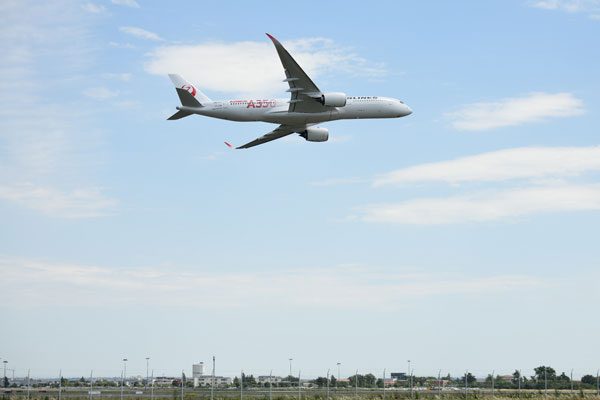 JAL（エアバスA350-900型機）