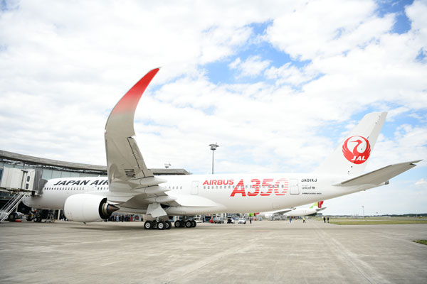 JAL（エアバスA350-900型機）