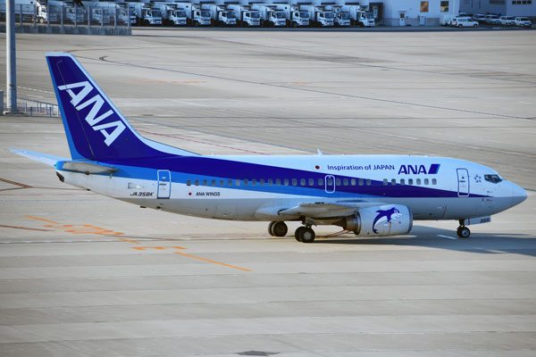 ANA（ボーイング737-500型機）