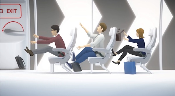 JAL新機内安全ビデオ