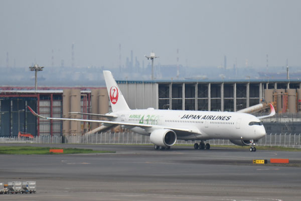 JAL（エアバスA350-900型機、3号機）