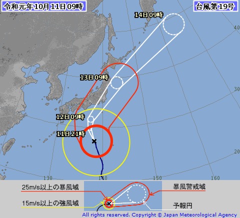 台風19号