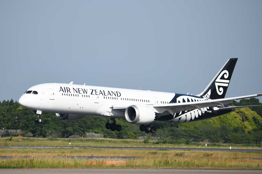 ニュージーランド航空（ボーイング787-9型機）