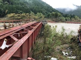 那良口～渡駅間「第二球磨川橋りょう」