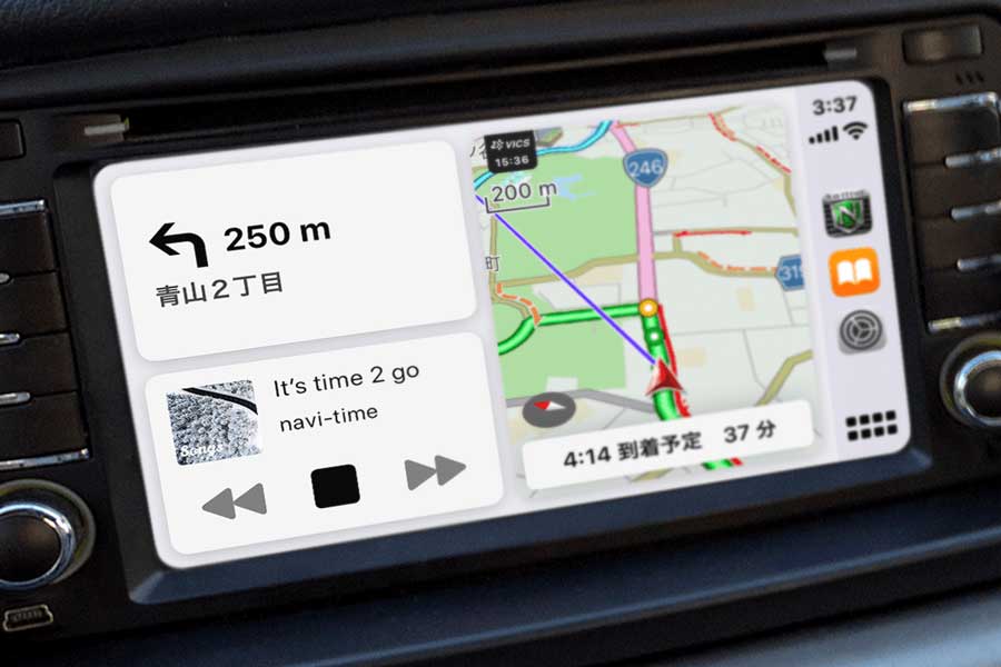 カーナビアプリ カーナビタイム Carplayのダッシュボードに対応 Traicy トライシー