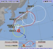 台風14号