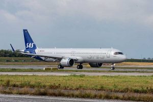 スカンジナビア航空（エアバスA321LR）