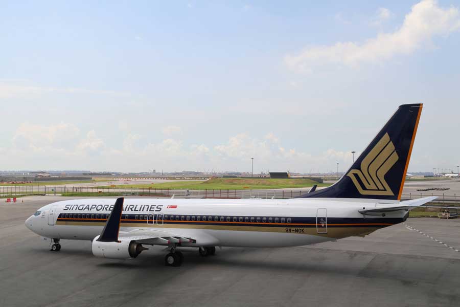 シンガポール航空（ボーイング737-800型機）