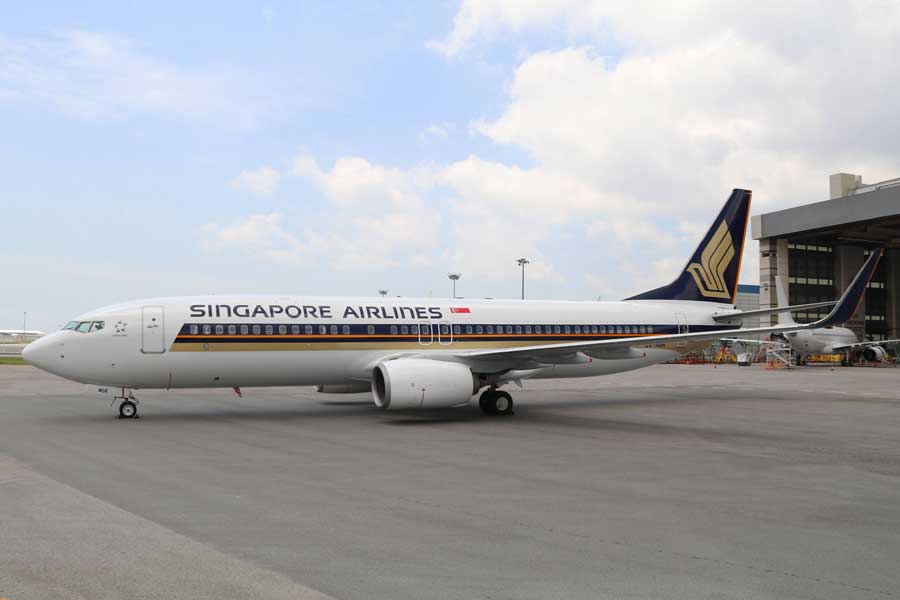 シンガポール航空（ボーイング737-800型機）