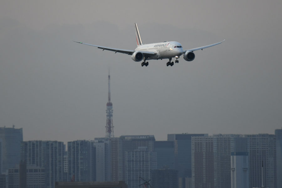 エールフランス航空（ボーイング787-9型機）