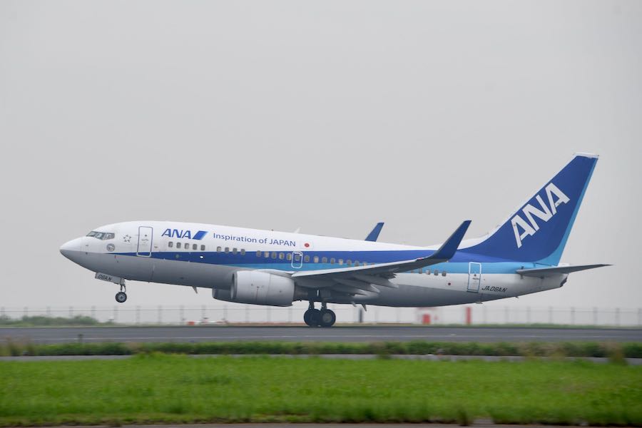 ANA 737-700 JA06AN 全日空 ボーイング 引退ロゴ NG（ANAの737