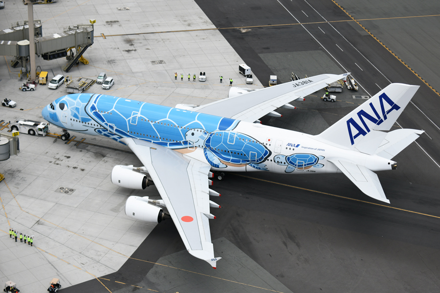 ANA A380　1/500フライングホヌ