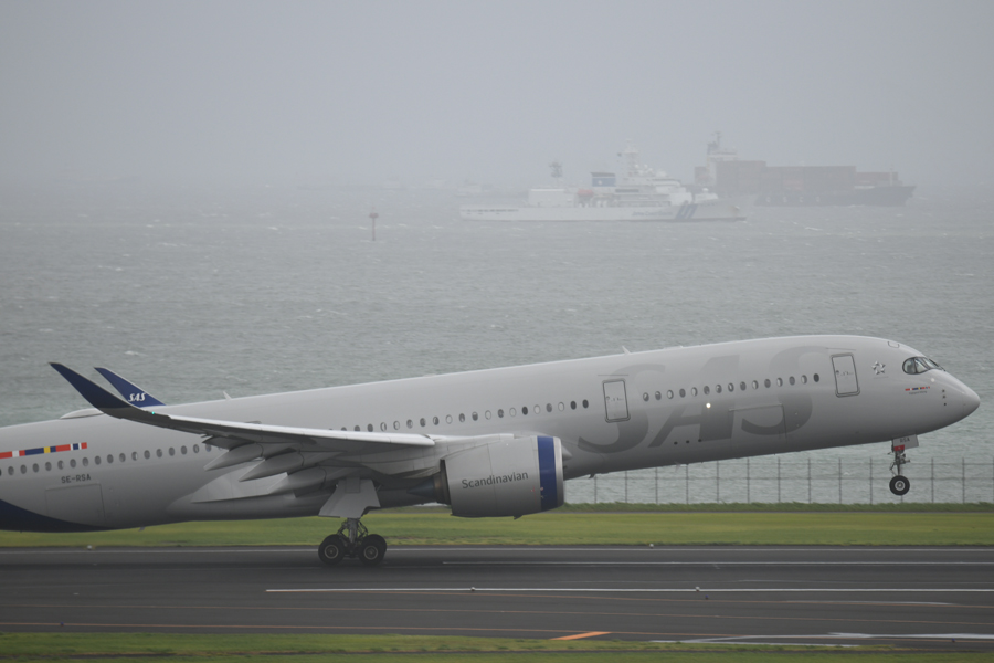 スカンジナビア航空（エアバスA350-900型機）