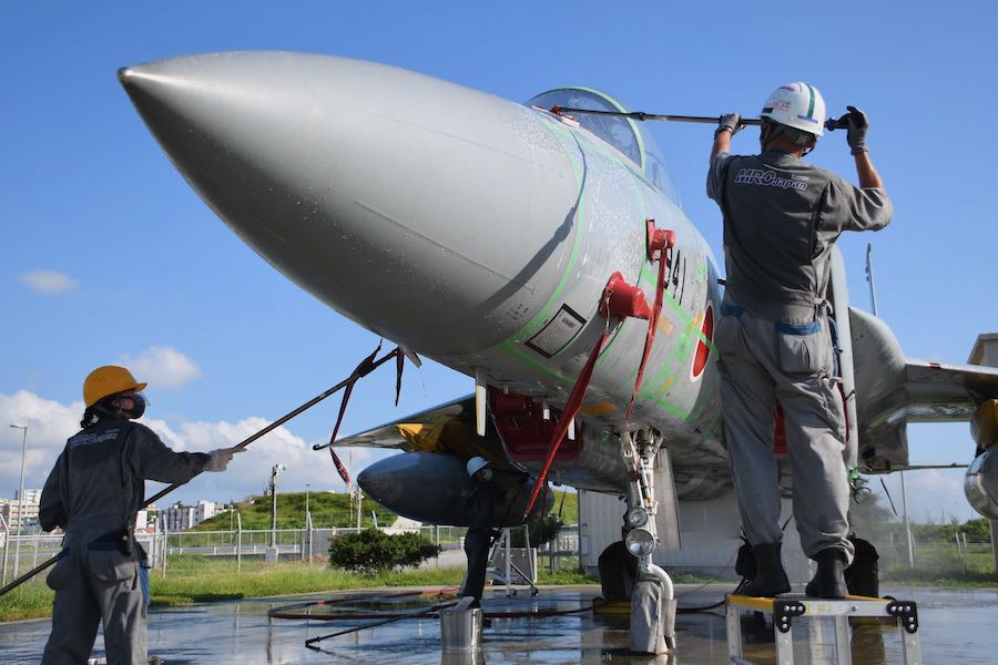 旅客機と何が違う Mro Japanが自衛隊から任される 戦闘機丸洗い に密着 Traicy トライシー