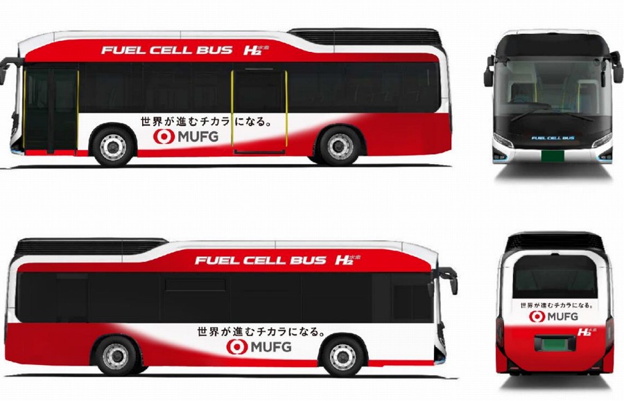 MUFG 燃料電池車