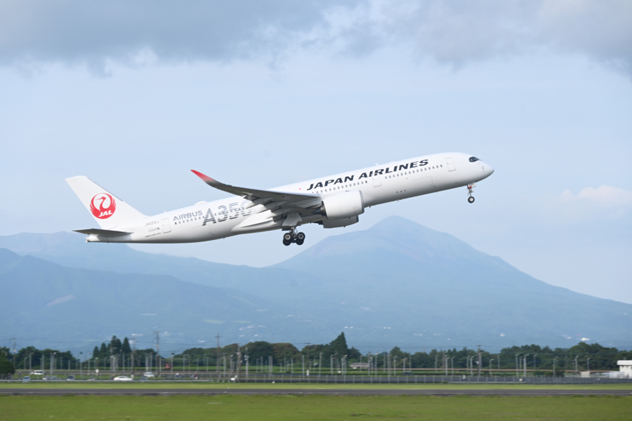 JAL（エアバスA350-900型機）