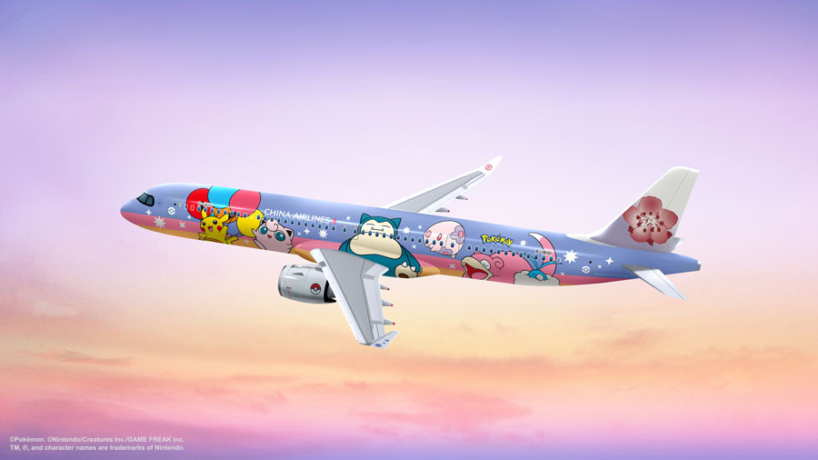 Tway航空限定 ピカチュウジェット 1/200 ポケモン 737-800 韓国-