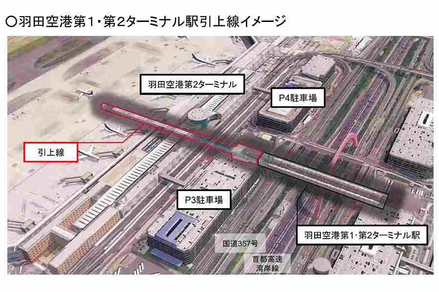 羽田空港第１・第２ターミナル駅引上線