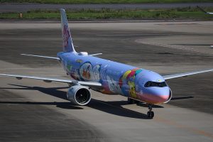 チャイナエアライン（エアバスA321neo／ピカチュウジェットCI）