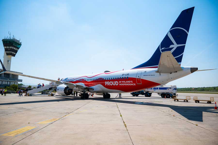 LOTポーランド航空（ボーイング737-8型機）