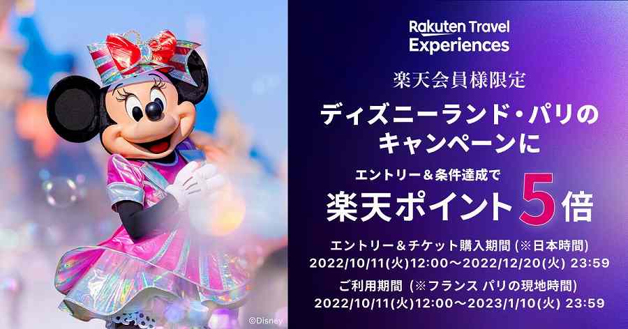 楽天トラベル ディズニーランドパリ