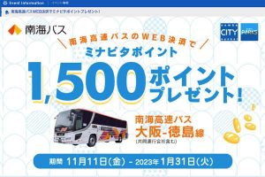 南海バス ミナピタポイント