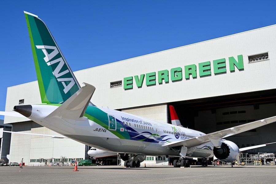 ANA Green Jet」2号機が完成、台北で公開 きょう9日午後6時55分羽田着 ...