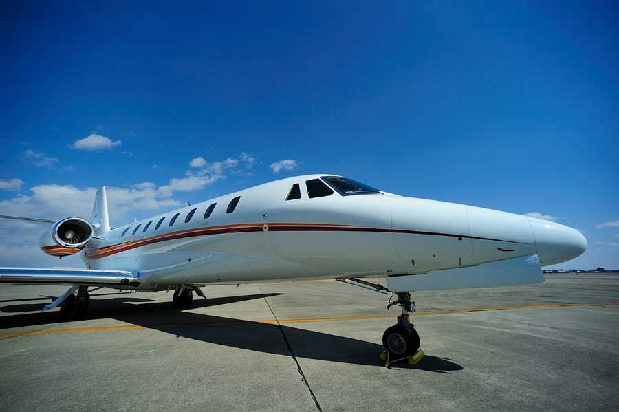 朝日航洋（Citation Sovereign）