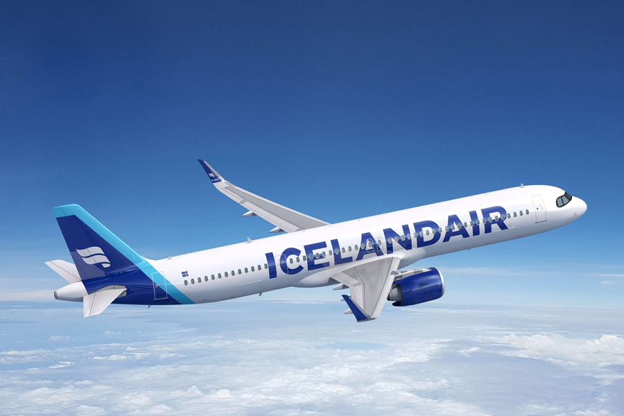 アイスランド航空（エアバスA321XLR型機）