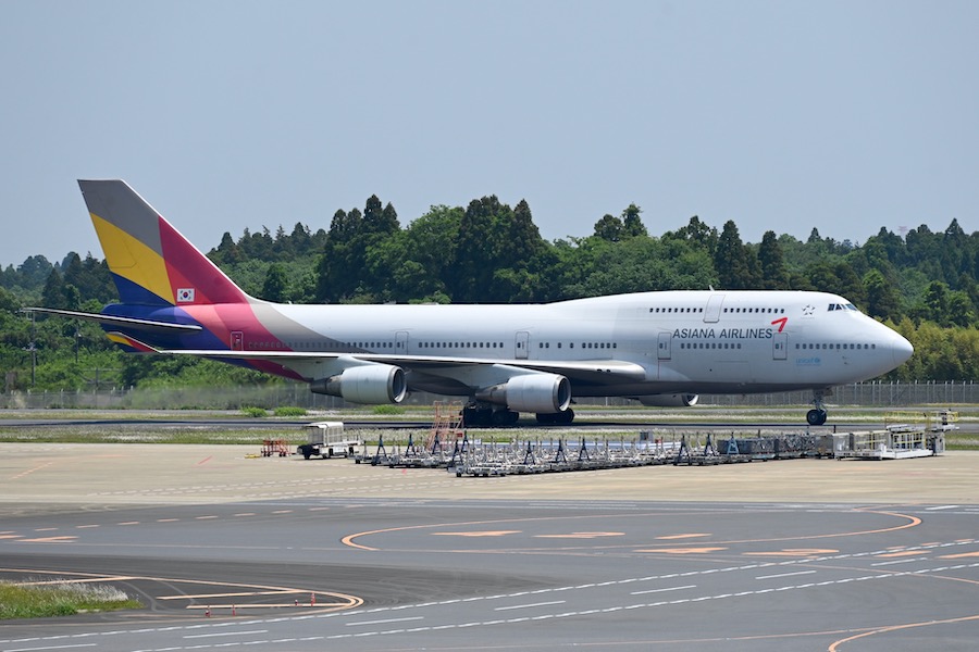 アシアナ航空 OZ 747-400 HL7428