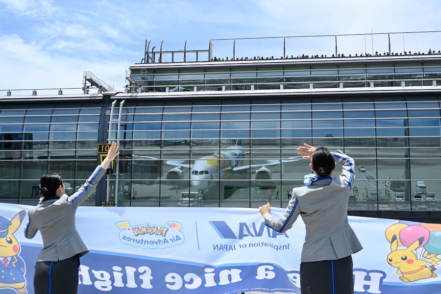ANA、7年ぶりポケモン塗装機「ピカチュウジェット」就航 羽田に
