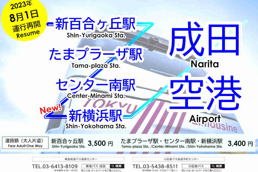 東急バス 新横浜駅〜成田空港線