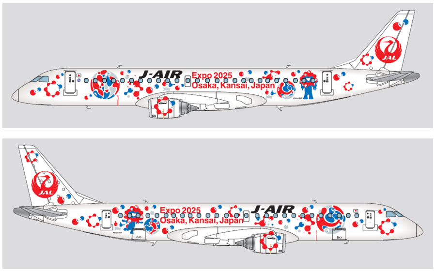 【航空】「JAL ミャクミャクJET」、11月28日就航