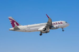 カタール航空（エアバスA320型機）