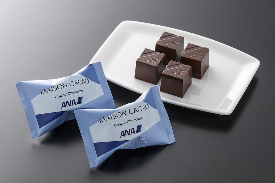 ANA and MAISON CACAO collaboration chocolate