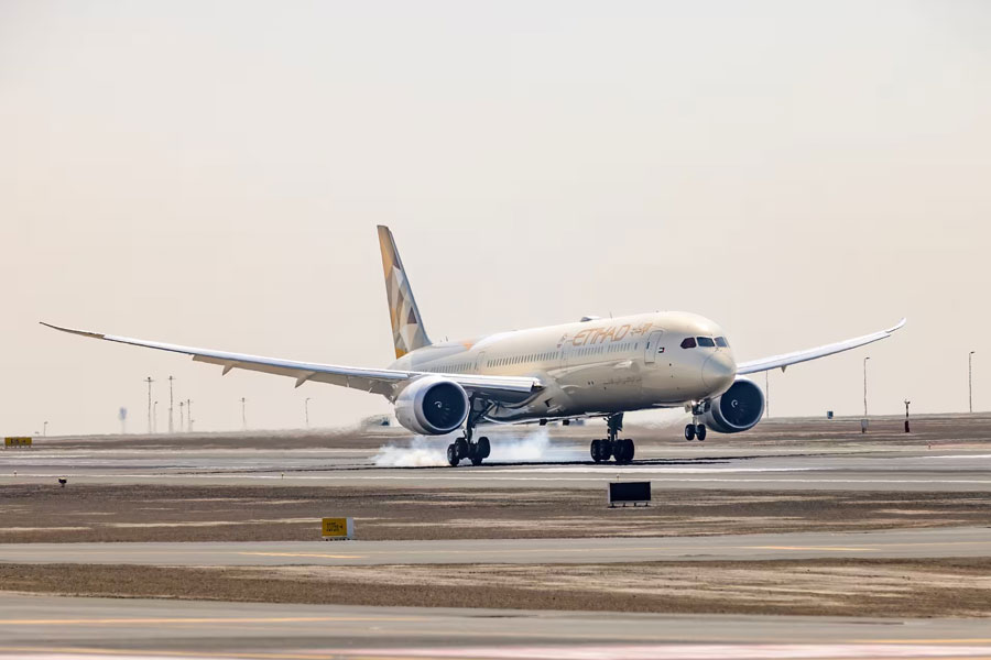 エティハド航空（ボーイング787-10型機）