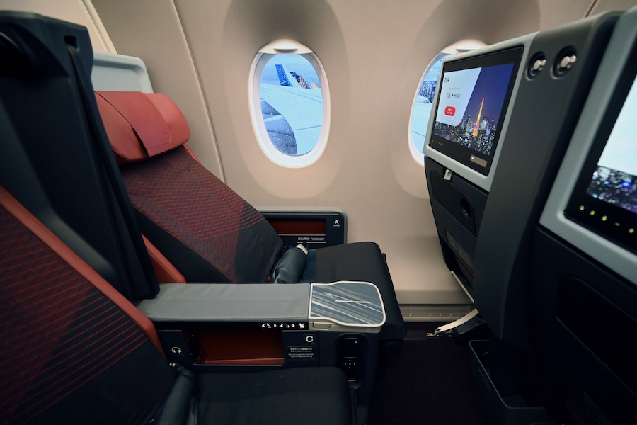 Comfortable premium economy class