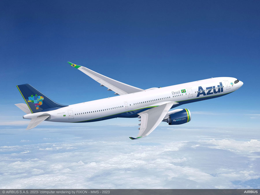 アズールブラジル航空（エアバスA330-900neo）