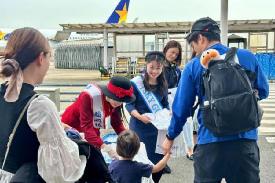 Skymark Celebrates the 10th Anniversary of the Ibaraki-Fukuoka Route